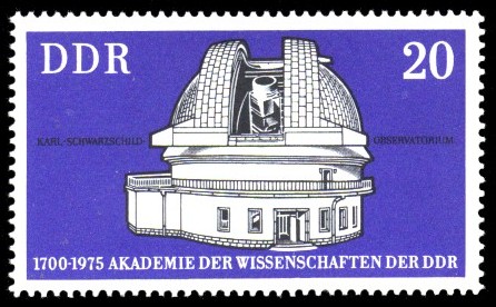 DDR Briefmarke Karl Schwarzschild Observatorium5
