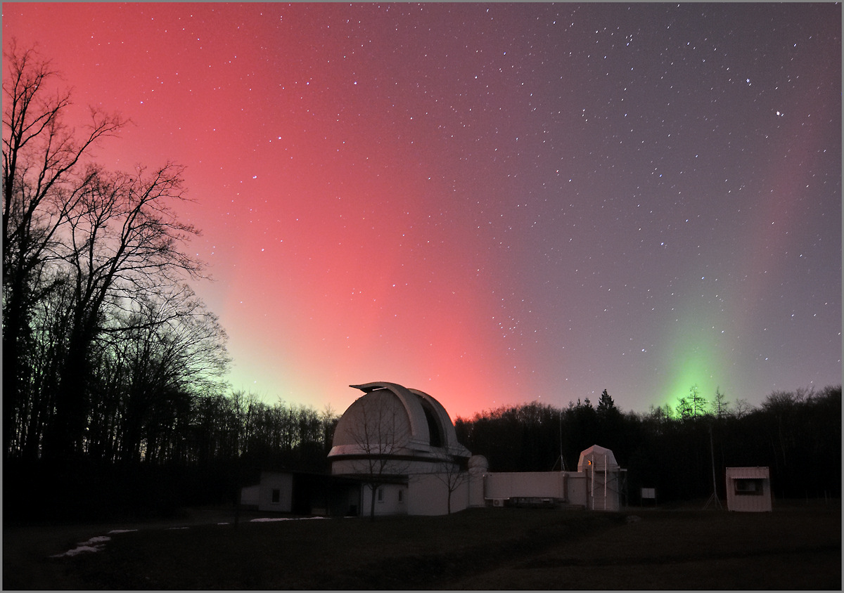 Polarlichter Sternwarte 03 Foto TLS