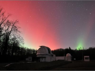 Northern Lights visible at the Observatory